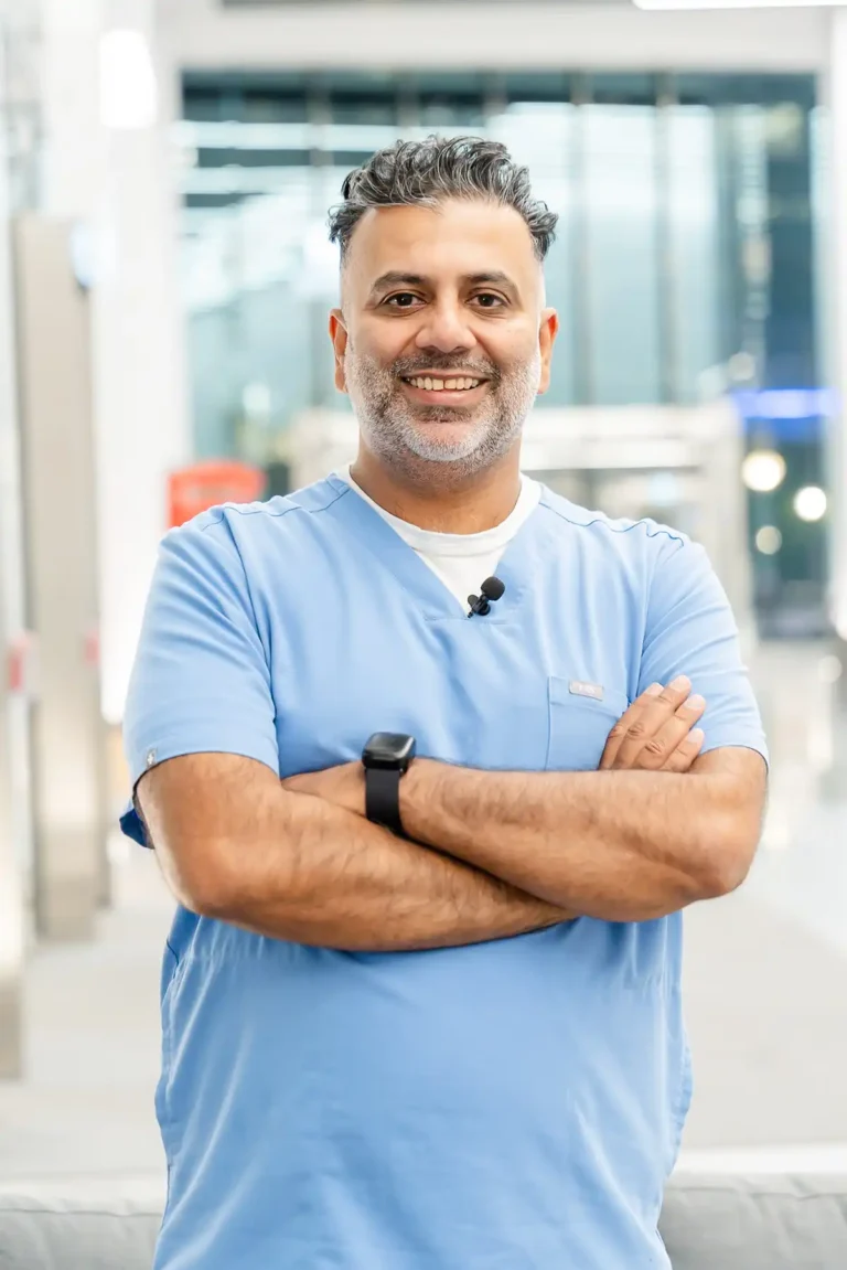 Dr. Harman Mangat, dentist at EmergDENT in Etobicoke, ON.